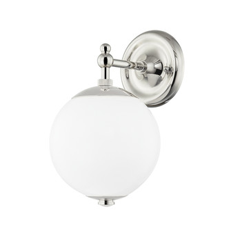 Sphere No.1 One Light Wall Sconce in Polished Nickel (70|MDS702-PN)