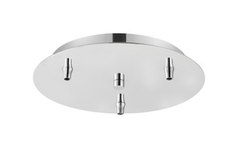 Custom Cord Three Light Multi Port Canopy in Polished Chrome (405|113-PC)