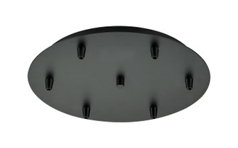 Custom Cord Six Light Multi Port Canopy in Matte Black (405|116-BK)