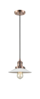 Franklin Restoration One Light Mini Pendant in Antique Copper (405|201C-AC-G1)