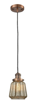 Franklin Restoration One Light Mini Pendant in Antique Copper (405|201C-AC-G146)