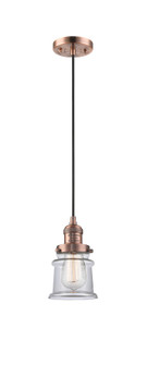 Franklin Restoration LED Mini Pendant in Antique Copper (405|201C-AC-G182S-LED)
