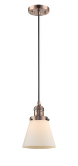 Franklin Restoration LED Mini Pendant in Antique Copper (405|201C-AC-G61-LED)