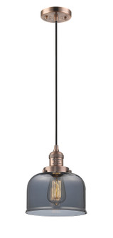 Franklin Restoration One Light Mini Pendant in Antique Copper (405|201C-AC-G73)