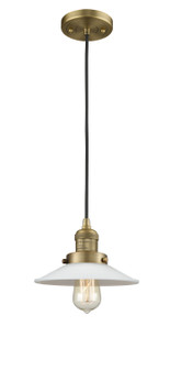 Franklin Restoration One Light Mini Pendant in Brushed Brass (405|201C-BB-G1)