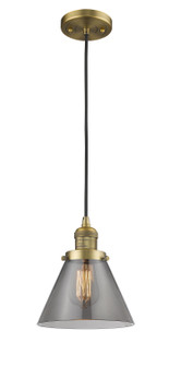 Franklin Restoration One Light Mini Pendant in Brushed Brass (405|201C-BB-G43)