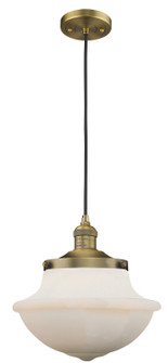 Franklin Restoration One Light Mini Pendant in Brushed Brass (405|201C-BB-G541)