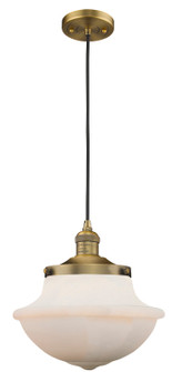 Franklin Restoration LED Mini Pendant in Brushed Brass (405|201C-BB-G541-LED)