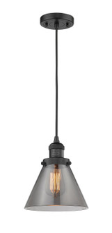 Franklin Restoration LED Mini Pendant in Matte Black (405|201C-BK-G43-LED)