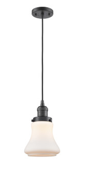 Franklin Restoration One Light Mini Pendant in Oil Rubbed Bronze (405|201C-OB-G191)