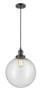 Franklin Restoration LED Mini Pendant in Oil Rubbed Bronze (405|201C-OB-G204-12-LED)