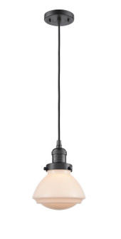 Franklin Restoration LED Mini Pendant in Oil Rubbed Bronze (405|201C-OB-G321-LED)