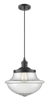 Franklin Restoration One Light Mini Pendant in Oil Rubbed Bronze (405|201C-OB-G544)