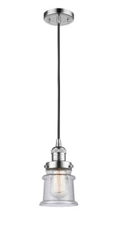 Franklin Restoration One Light Mini Pendant in Polished Chrome (405|201C-PC-G184S)