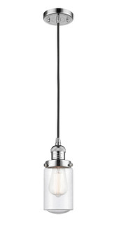 Franklin Restoration One Light Mini Pendant in Polished Chrome (405|201C-PC-G314)