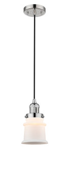 Franklin Restoration LED Mini Pendant in Polished Nickel (405|201C-PN-G181S-LED)