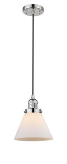 Franklin Restoration One Light Mini Pendant in Polished Nickel (405|201C-PN-G41)