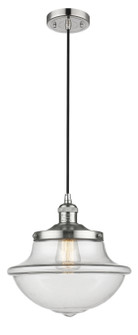Franklin Restoration One Light Mini Pendant in Polished Nickel (405|201C-PN-G542)