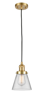 Franklin Restoration LED Mini Pendant in Satin Gold (405|201C-SG-G62-LED)