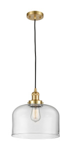 Franklin Restoration One Light Mini Pendant in Satin Gold (405|201C-SG-G72-L)