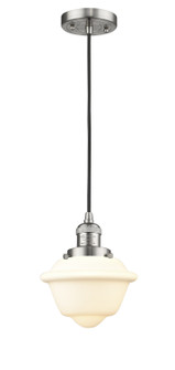 Franklin Restoration One Light Mini Pendant in Brushed Satin Nickel (405|201C-SN-G531)