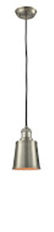 Franklin Restoration One Light Mini Pendant in Brushed Satin Nickel (405|201C-SN-M9-SN)