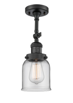 Franklin Restoration LED Semi-Flush Mount in Matte Black (405|201F-BK-G52-LED)