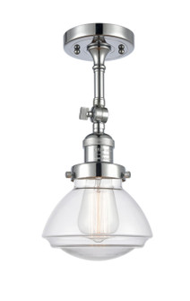 Franklin Restoration LED Semi-Flush Mount in Polished Chrome (405|201F-PC-G322-LED)