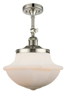 Franklin Restoration LED Semi-Flush Mount in Polished Nickel (405|201F-PN-G541-LED)