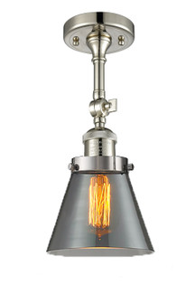 Franklin Restoration LED Semi-Flush Mount in Polished Nickel (405|201F-PN-G63-LED)