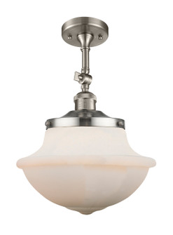Franklin Restoration One Light Semi-Flush Mount in Brushed Satin Nickel (405|201F-SN-G541)