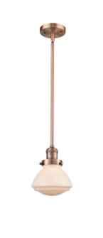 Franklin Restoration One Light Mini Pendant in Antique Copper (405|201S-AC-G321)