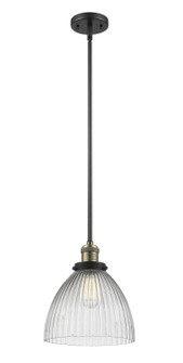 Franklin Restoration One Light Mini Pendant in Black Antique Brass (405|201S-BAB-G222)