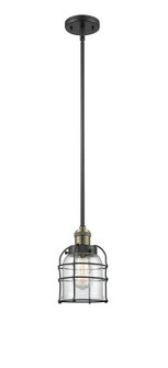 Franklin Restoration LED Mini Pendant in Black Antique Brass (405|201S-BAB-G52-CE-LED)