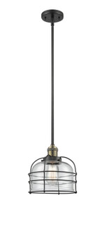 Franklin Restoration LED Mini Pendant in Black Antique Brass (405|201S-BAB-G72-CE-LED)