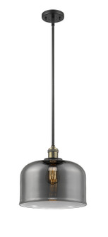 Franklin Restoration LED Mini Pendant in Black Antique Brass (405|201S-BAB-G73-L-LED)