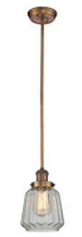 Franklin Restoration One Light Mini Pendant in Brushed Brass (405|201S-BB-G142)