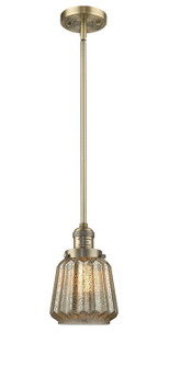 Franklin Restoration LED Mini Pendant in Brushed Brass (405|201S-BB-G146-LED)