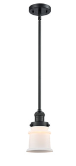 Franklin Restoration LED Mini Pendant in Matte Black (405|201S-BK-G181S-LED)