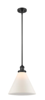 Franklin Restoration One Light Mini Pendant in Matte Black (405|201S-BK-G41-L)