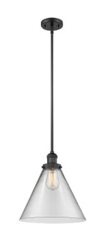 Franklin Restoration LED Pendant in Matte Black (405|201S-BK-G42-L-LED)