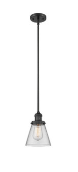 Franklin Restoration One Light Mini Pendant in Matte Black (405|201S-BK-G62)