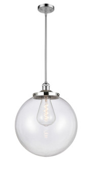 Franklin Restoration One Light Pendant in Polished Chrome (405|201S-PC-G202-16)