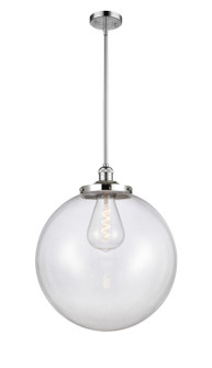 Franklin Restoration One Light Pendant in Polished Chrome (405|201S-PC-G202-18)