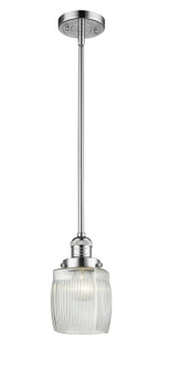 Franklin Restoration One Light Mini Pendant in Polished Chrome (405|201S-PC-G302)