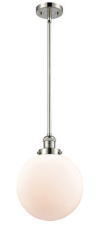 Franklin Restoration LED Mini Pendant in Polished Nickel (405|201S-PN-G201-10-LED)