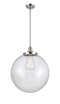 Franklin Restoration One Light Pendant in Polished Nickel (405|201S-PN-G204-18)