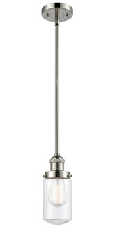 Franklin Restoration One Light Mini Pendant in Polished Nickel (405|201S-PN-G312)