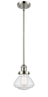 Franklin Restoration One Light Mini Pendant in Polished Nickel (405|201S-PN-G324)