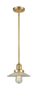 Franklin Restoration One Light Mini Pendant in Satin Gold (405|201S-SG-G2)